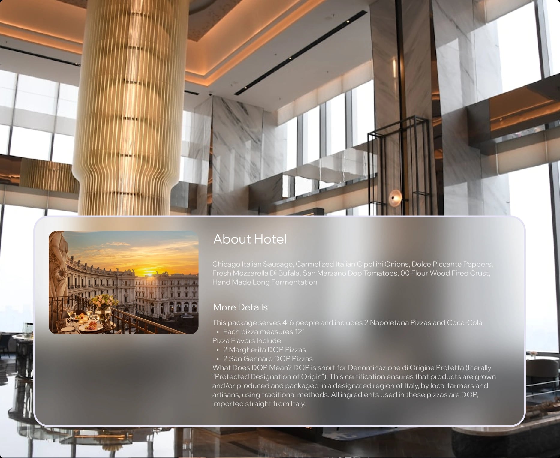About Hotel on an in-room Interactive TV