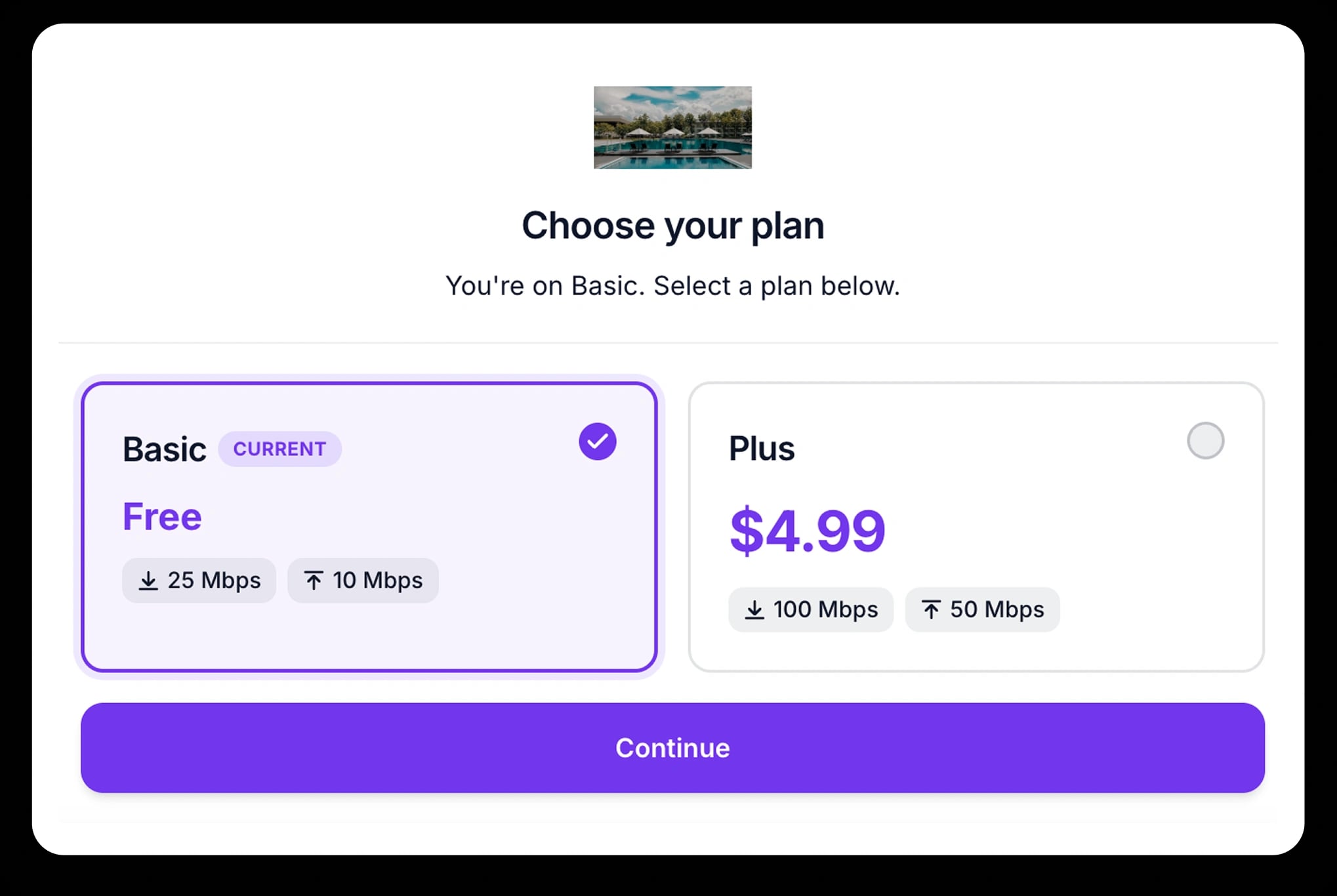 Choose a WiFi Plan