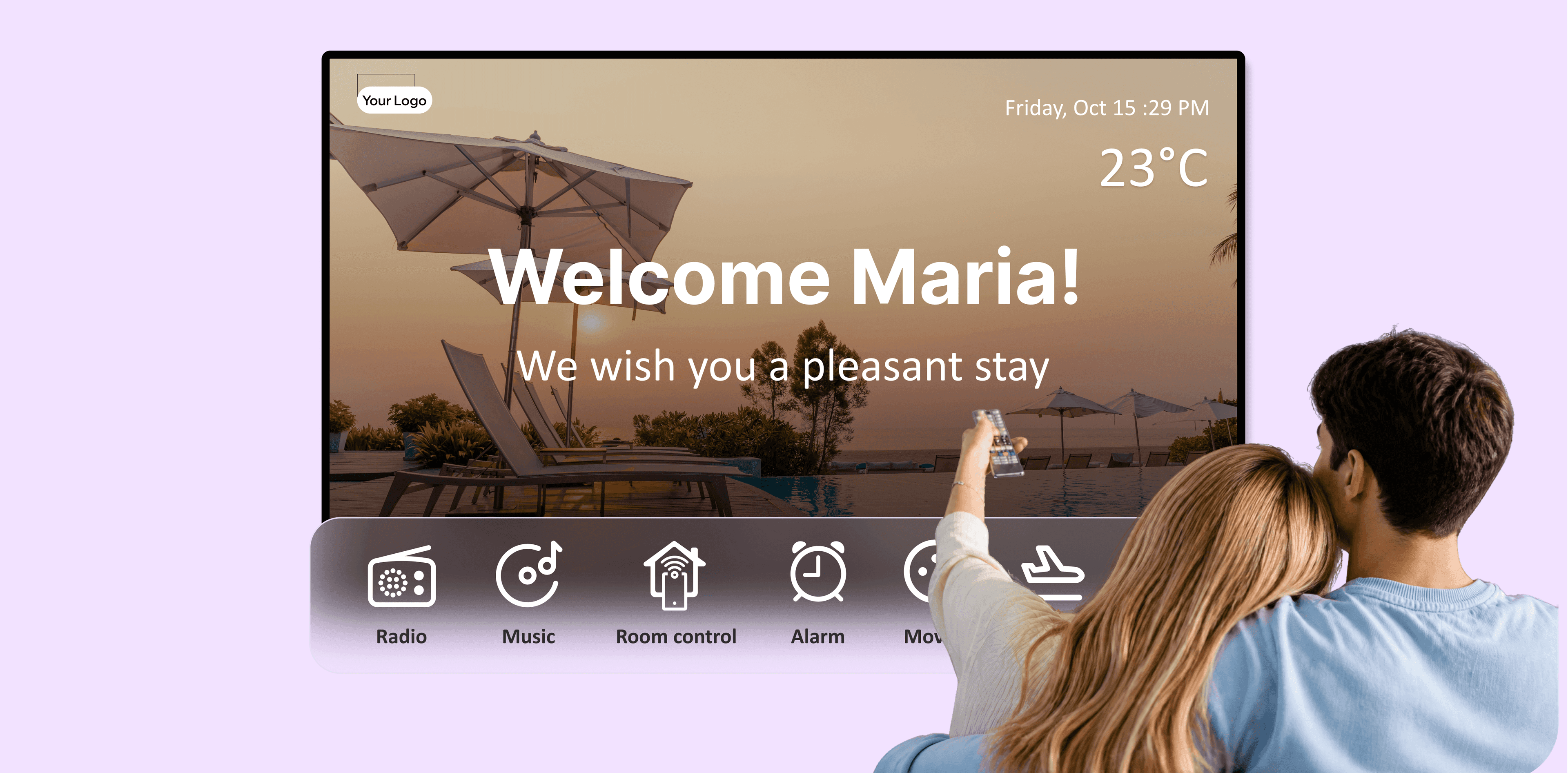 HotelSmarters Version 1: Interactive TV + Guest Room Management